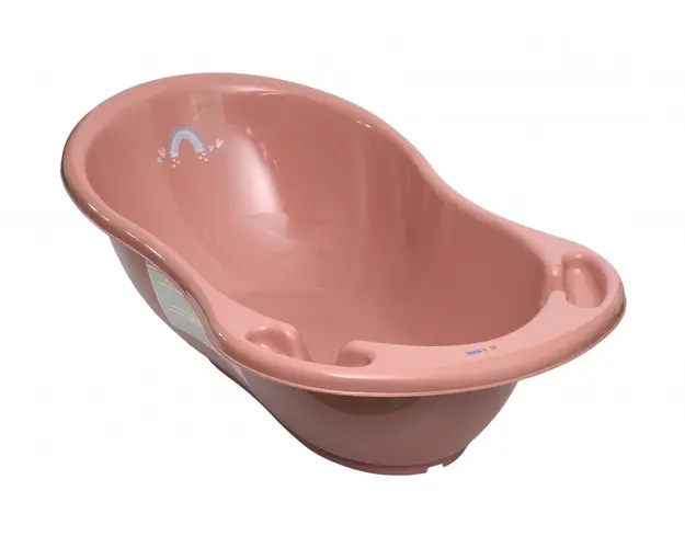 Cadita copii Tega Baby Meteo cu dop de scurgere 102 cm Roz