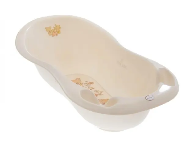 Cadita copii Tega Baby Lux Bear 86 cm Beige