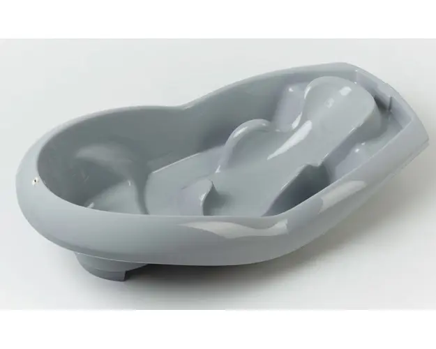 Cadita ergonomica cu hamac incorporat Lagon Grey Charm