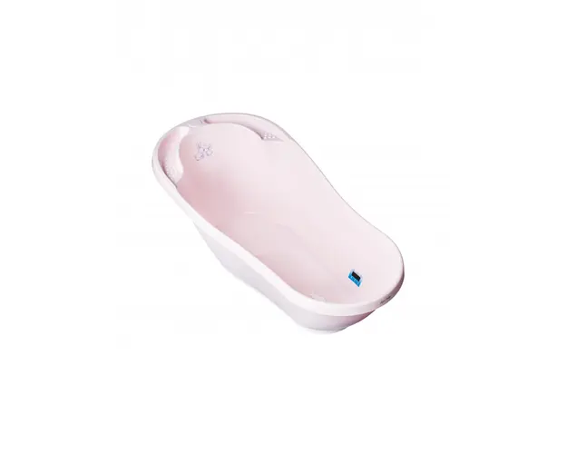 Cadita plastic copii Tega Baby 92 cm Little Bunnies Roz