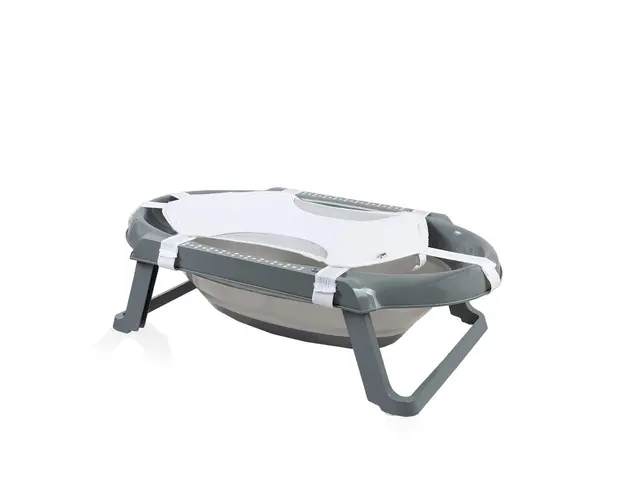 Cadita pliabila BabyJem cu suprafata antiderapanta Antracit