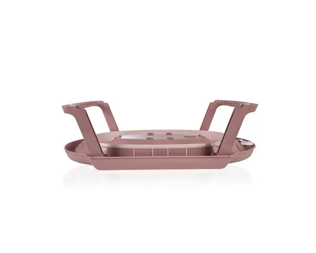 Cadita pliabila BabyJem cu suprafata antiderapanta Somon