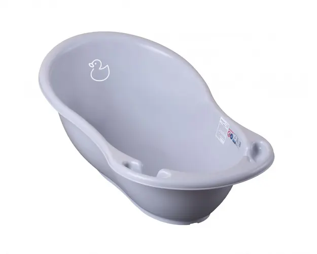Cadita Tega Baby Duck 102 cm cu senzor de temperatura Gri