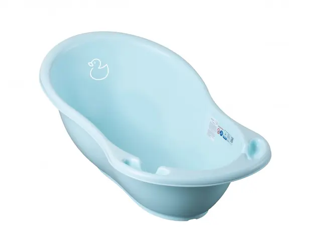 Cadita Tega Baby Duck 86 cm cu senzor de temperatura Albastru