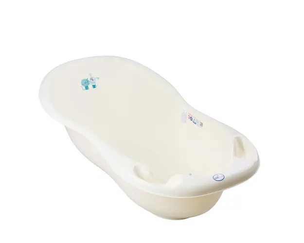 Cadita Tega Baby DogCat 86 cm cu senzor de temperatura Galben