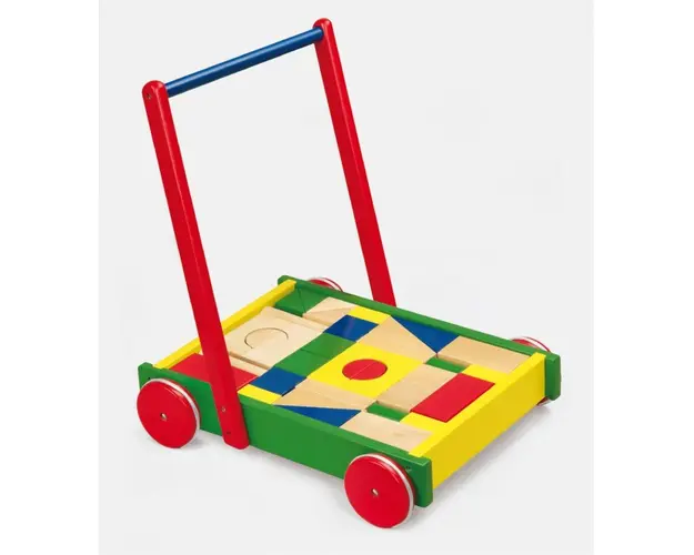 Cadru pentru mers multifunctional Viga cu cuburi