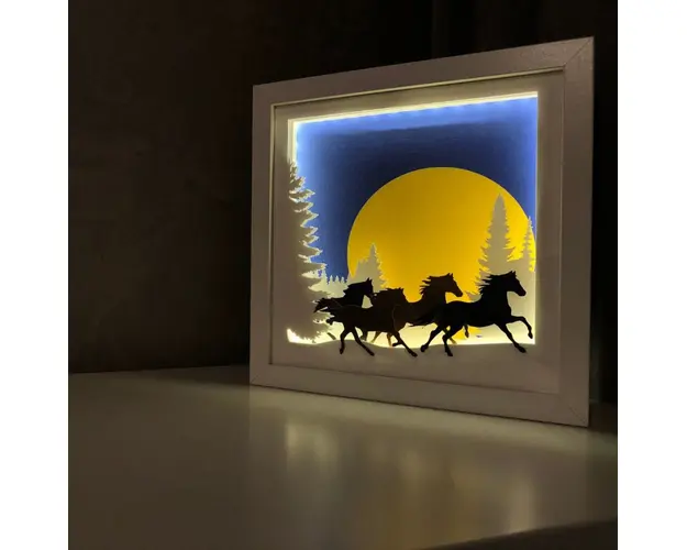 Tablou luminos Cai 001