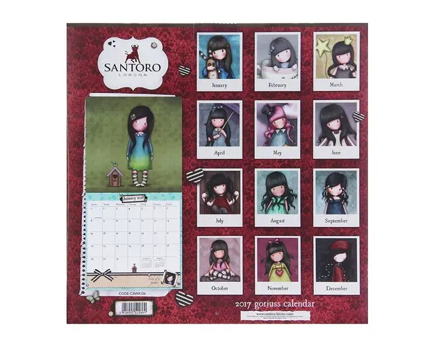 Calendar de perete Gorjuss
