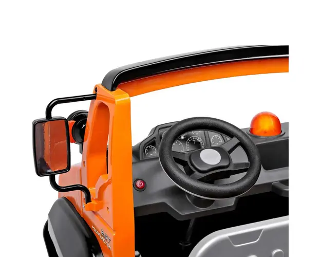 Camion Peg Perego Taurus 12V 3 ani+ portocaliu gri