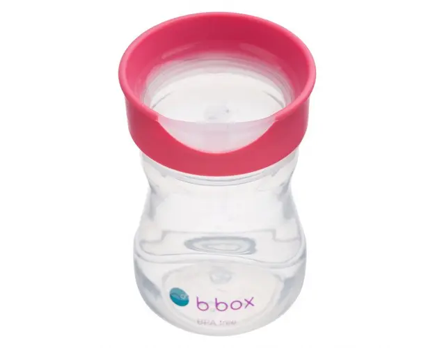 Cana de antrenament b.box 240 ml de la 12 luni roz