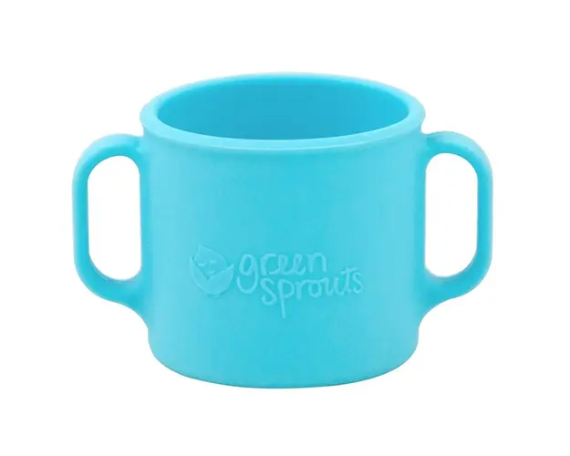 Cana de invatare Learning Cup Green Sprouts Aqua