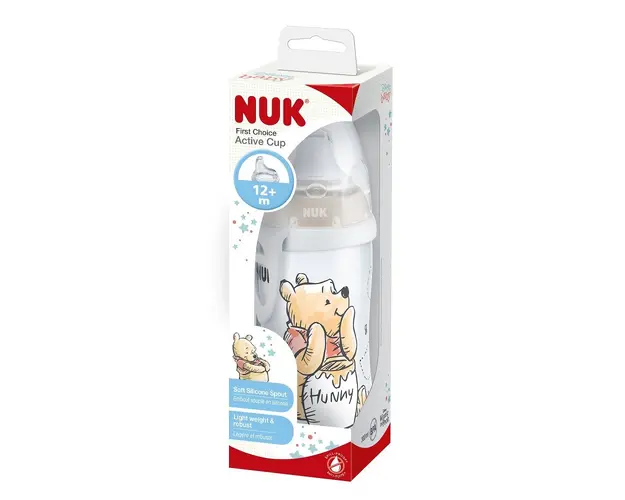 Cana Active Nuk Disney Winnie gri 300 ml 12 luni