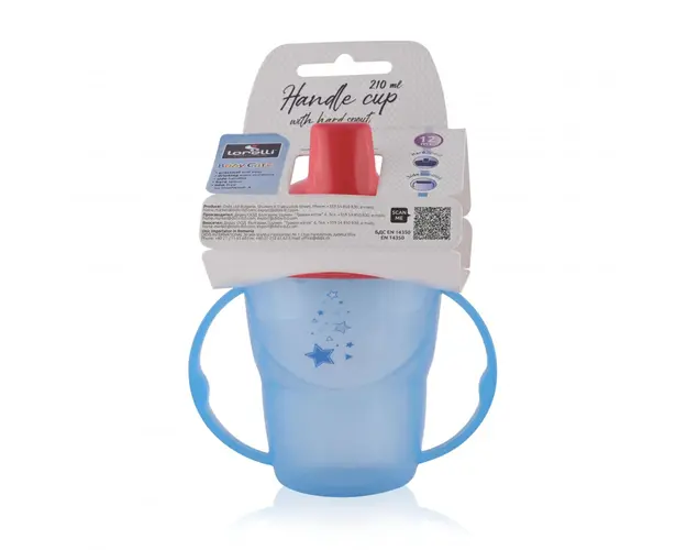 Cana cu manere si cioc 12 luni+ 210 ml Blue