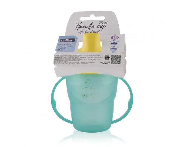 Cana cu manere si cioc 12 luni+ 210 ml Green