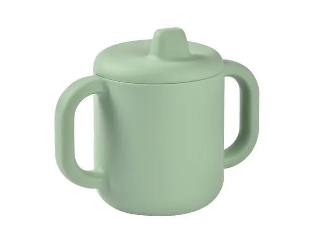 Cana de antrenament silicon Beaba Sage Green
