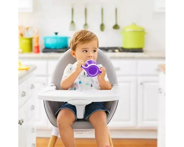 Cana Gentle Munchkin cu manere 118 ml 4L+ purple