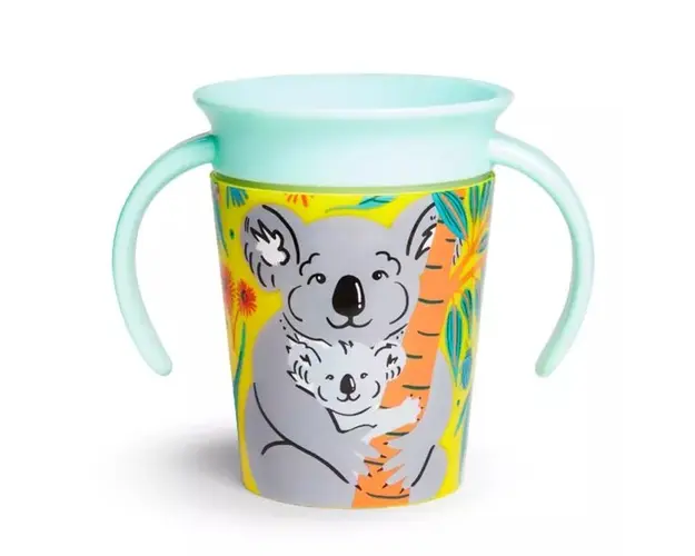 Cana Miracle 360 Munchkin cu manere WildLove 177ml 6L+ koala