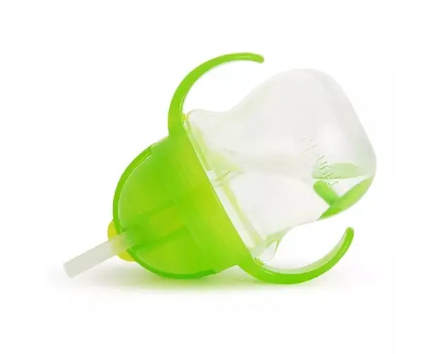 Cana Munchkin Any Angle Click Lock cu pai flexibil si manere 6L+ 207ml green