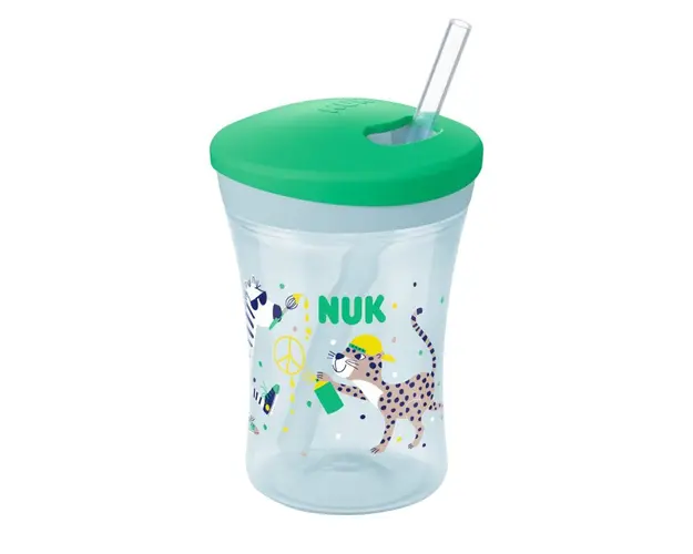 Cana Nuk Evolution Action cu pai 230 ml de la 12 luni verde