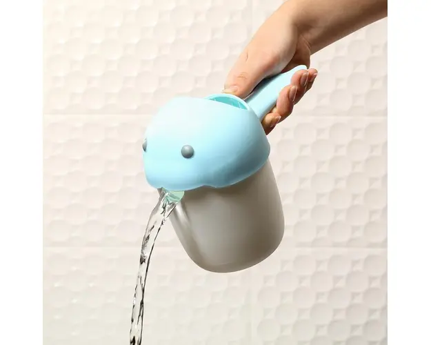 Recipient Baby Ono pentru clatit parul Whale albastru