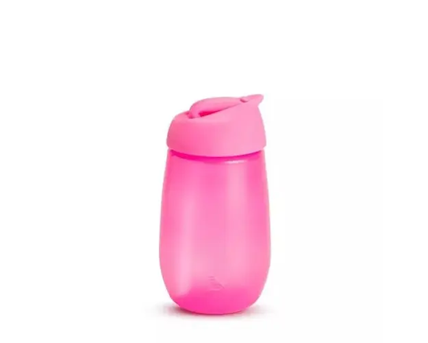 Cana Simple Clean Munchkin cu pai 296ml 12L+ pink