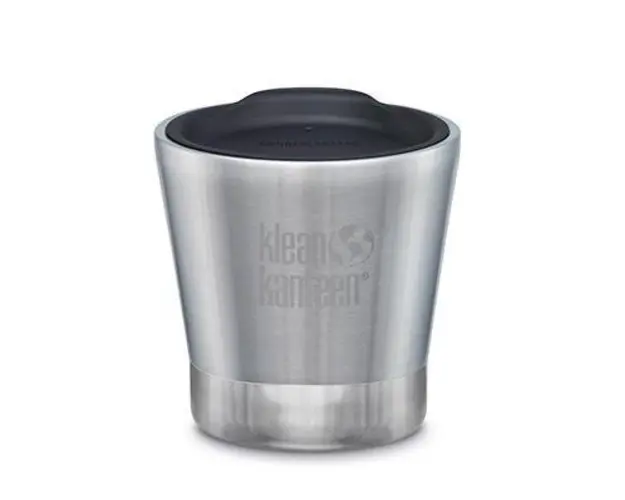 Cana termos din otel inoxidabil 237 ml cu capac Klean Kanteen Brushed Steel