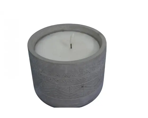 Candela piatra LED 20x8 cm