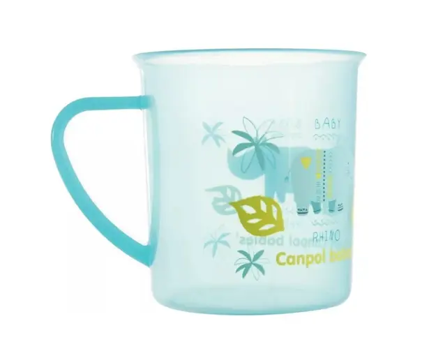 Canita plastic 220 ml albastru