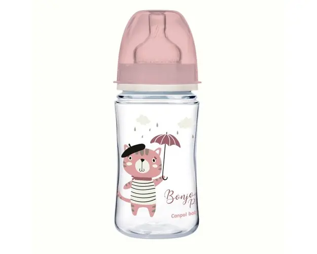 Biberon anticolici 240 ml Canpol babies pink