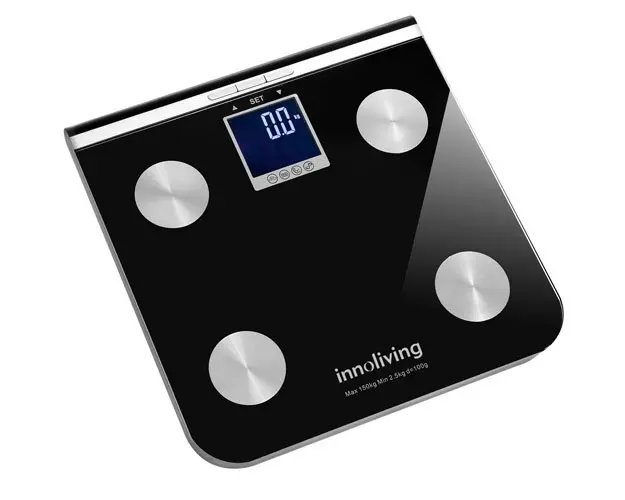 Cantar electronic cu analiza corporala Innoliving INN-117 cu ecran mare iluminat