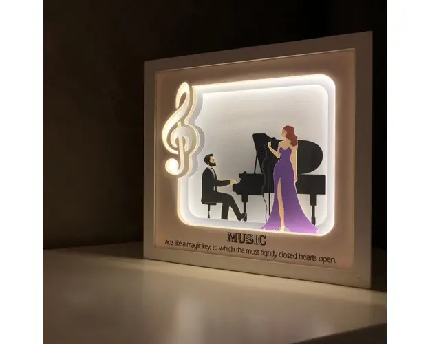Tablou luminos Cantareata 001