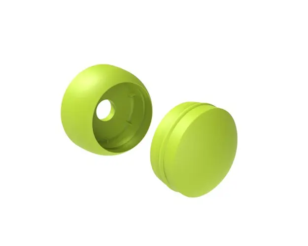 Capac de plastic petru suruburi 12 mm verde KBT