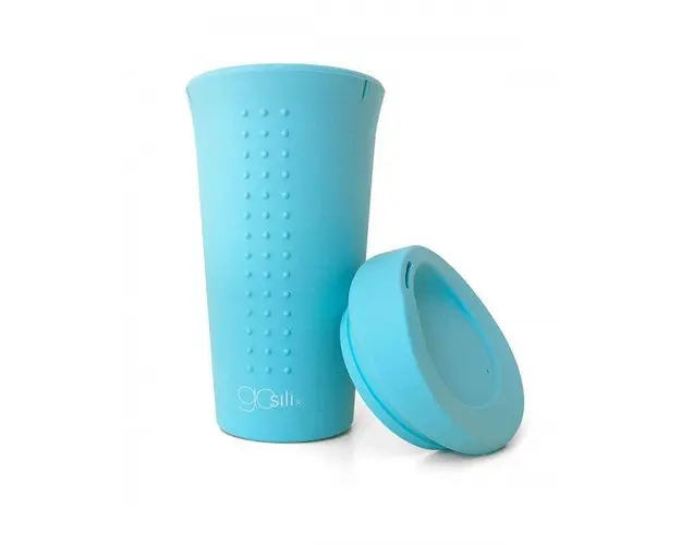 Capac Silikids din silicon pentru cafeaceai Sky Blue