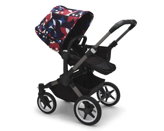 Capotina carucior Bugaboo Donkey 5 Animal explorer red blue