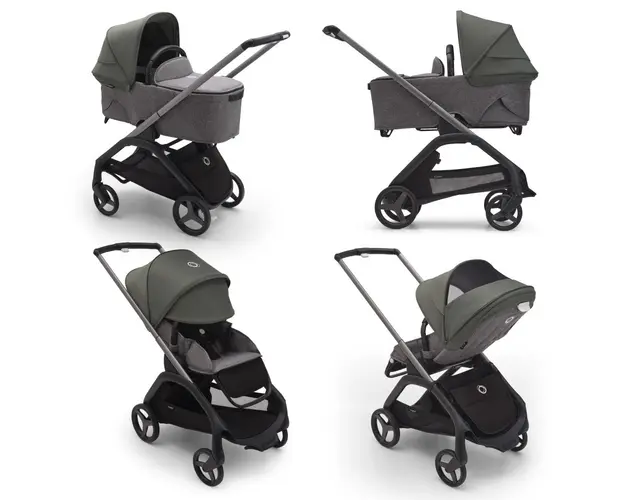 Capotina carucior Bugaboo Dragonfly forest green