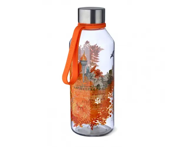 Sticla din Tritan WisdomFlask orange