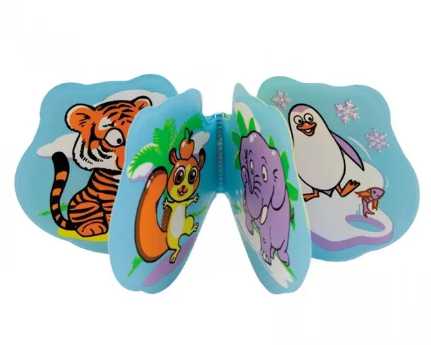 Carte educativa moale 2800 Animale salbatice