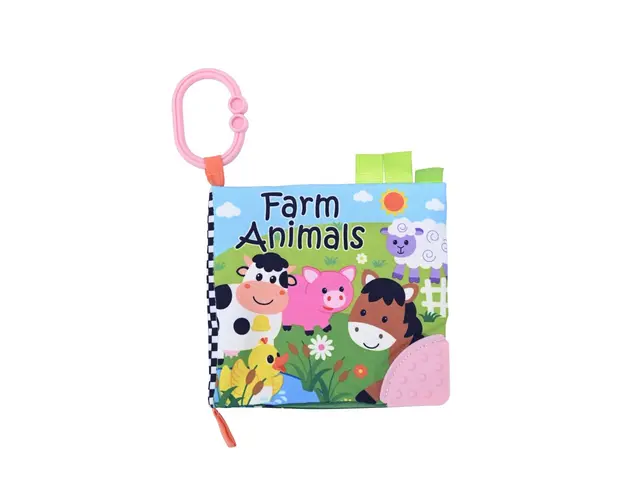 Carticica interactiva pentru bebelusi Ferma animalelor