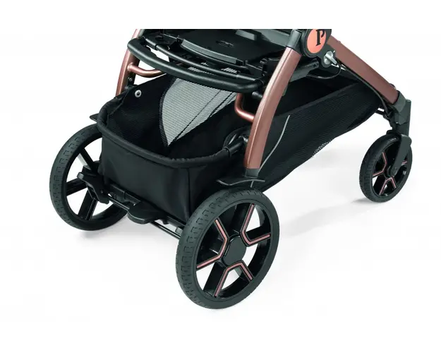 Carucior 3 in 1 Peg Perego Book Lounge 0 - 22 kg Mon Amour Bej Roz i-Size