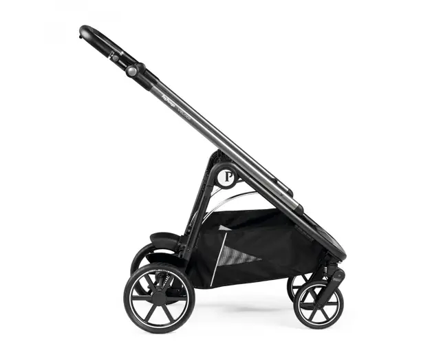 Carucior 3 in 1 Peg Perego Veloce Lounge 0 - 22 kg City Grey gri alb i-Size