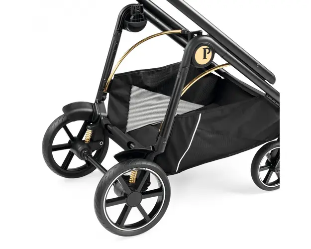 Carucior 3 in 1 Peg Perego Veloce Lounge 0 - 22 kg Graphic Gold negru bej i-Size