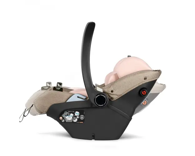 Carucior 3 in 1 Peg Perego Veloce Lounge 0 - 22 kg Mon Amour bej roz i-Size