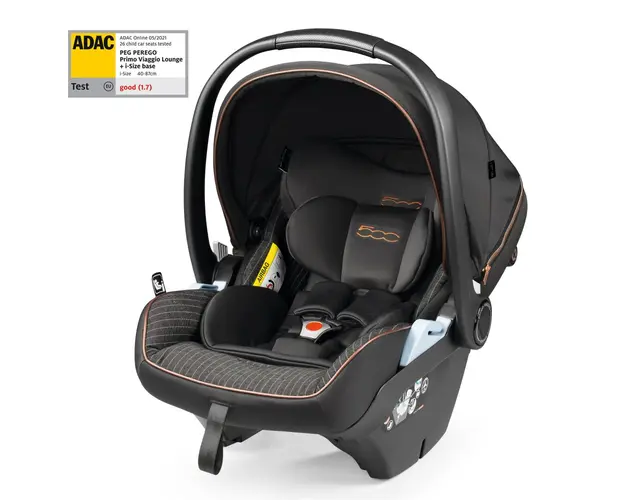 Carucior 3 in 1 Peg Perego Vivace Lounge 0 - 22 kg 500 negrugri i-Size