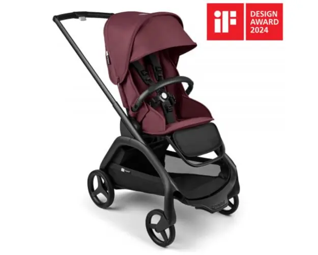 Carucior Bugaboo Dragonfly black dark cherry