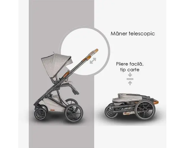 Carucior modular 2 in 1 Coccolle Nessia Diamond black