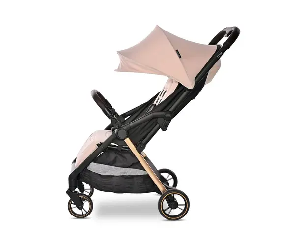 Carucior pentru nou-nascut autofold Loret ultra-light pana la 22 kg Beige