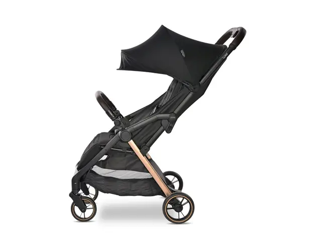 Carucior pentru nou-nascut autofold Loret ultra-light pana la 22 kg Black Jasper
