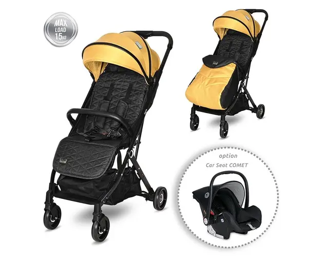 Carucior pentru nou-nascut Myla tip troller lemmon curry