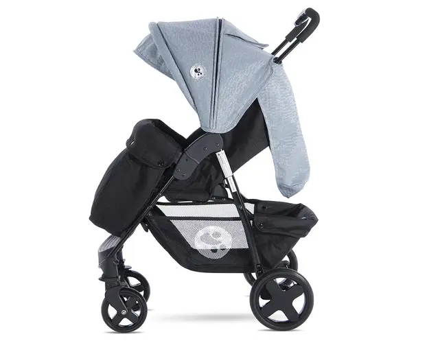 Carucior sport Daisy Basic cu husa de picioare Black Silver Blue