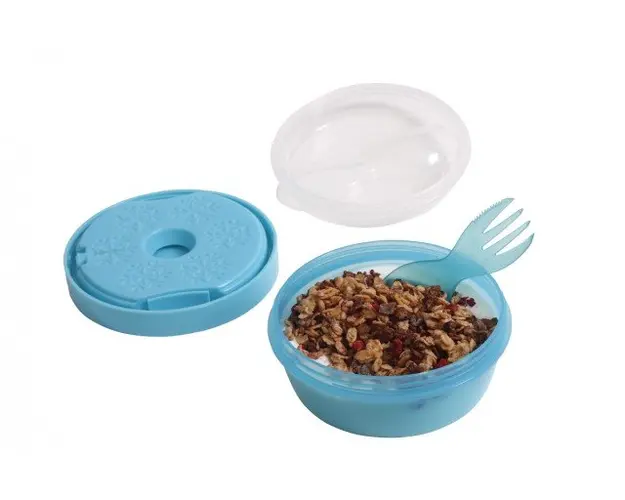 Caserola compartimentata cu disc de racire N Ice Cup 0.3 l bleu